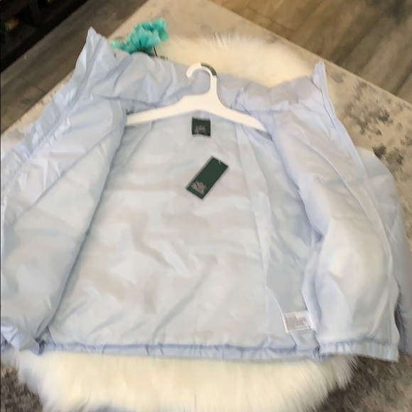NEW! Light Blue Puffer Coat - Picture 4 of 5